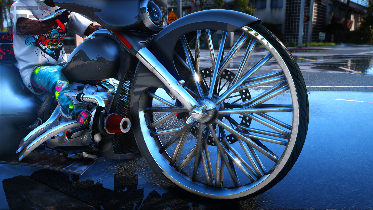 FIRST IN THE WORLD 2023 STREET GLIDE TRIKE ON SWANGAS